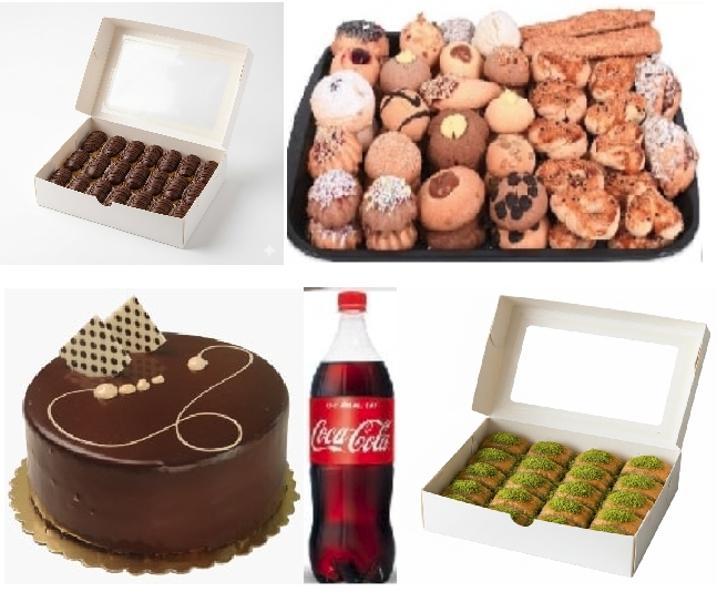 1 kg Ekler Dahil 5'li Fıstıklı Menü