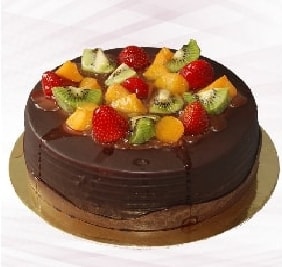 6-9 Kişilik Zengin Tatlı Karışık Meyveli Çikolatalı Davet