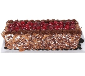 Kare Dikdörtgen Form 4-6 Kişilik Frambuazlı Baton Yaş Pasta