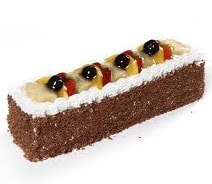 Nemli Yaş Pasta Dokusu 4-6 Kişilik Karışık Meyveli Baton